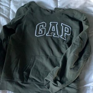 Navy green sweatshirt